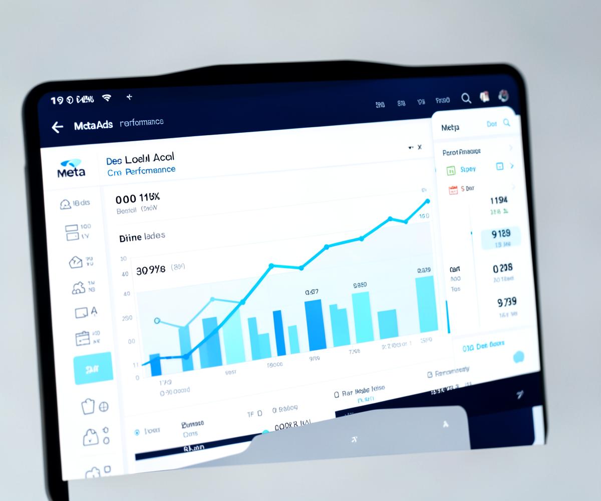 Meta Ads performance dashboard showing rising lead volume